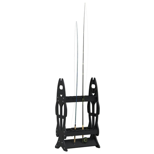 Rod Stand for 16 Fishing Rods, Black